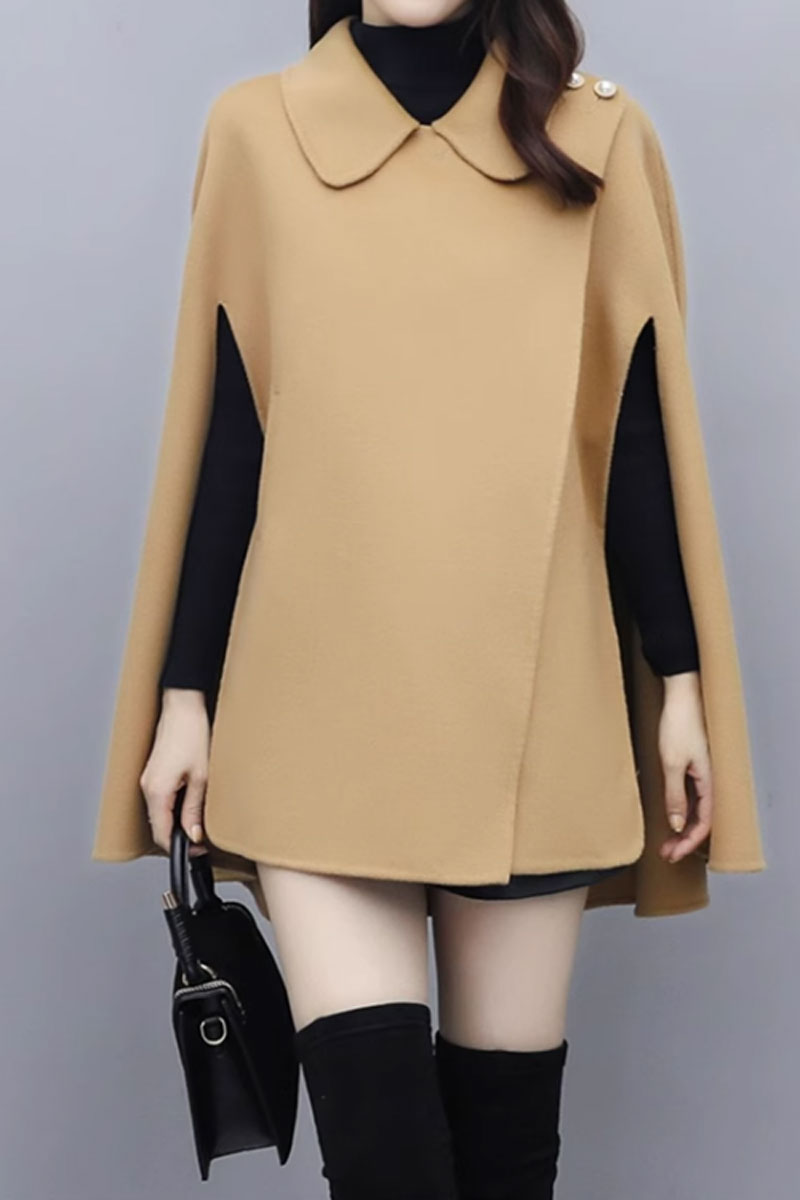 Short wool cape for women, winter outwear C3660