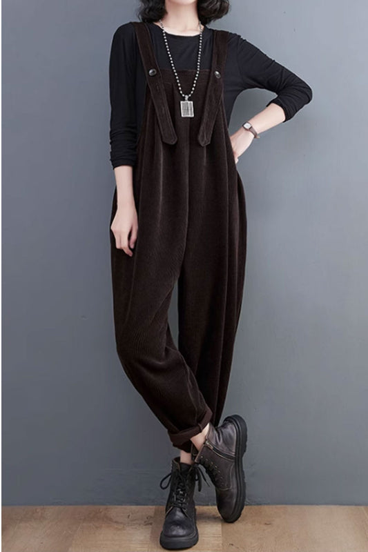 Winter Casual Jumpsuit, Baggy Overalls C3798