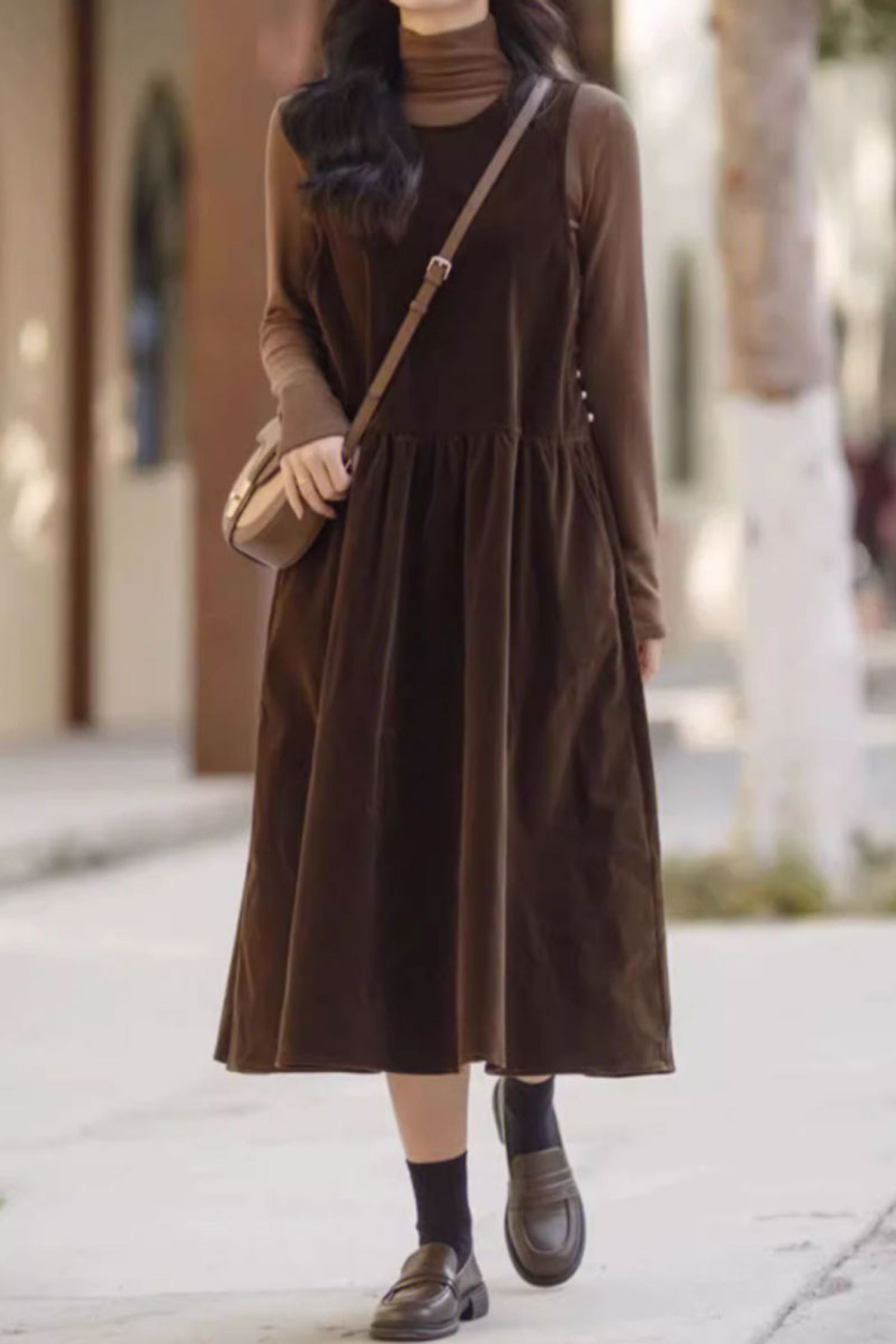 sleeveless velvet winter dress women C3832 YLISTYLE sleeveless velvet winter dress women C3832 YLISTYLE