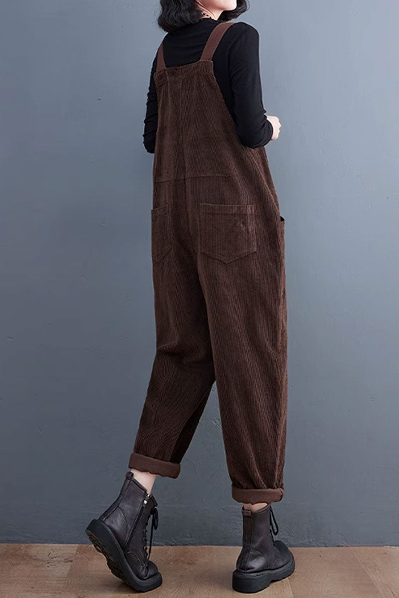 Winter Casual Jumpsuit, Baggy Overalls C3799