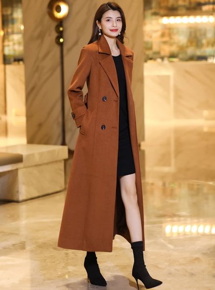 Wool Coat, Long Wool Coat, A line Wool Coat C3710