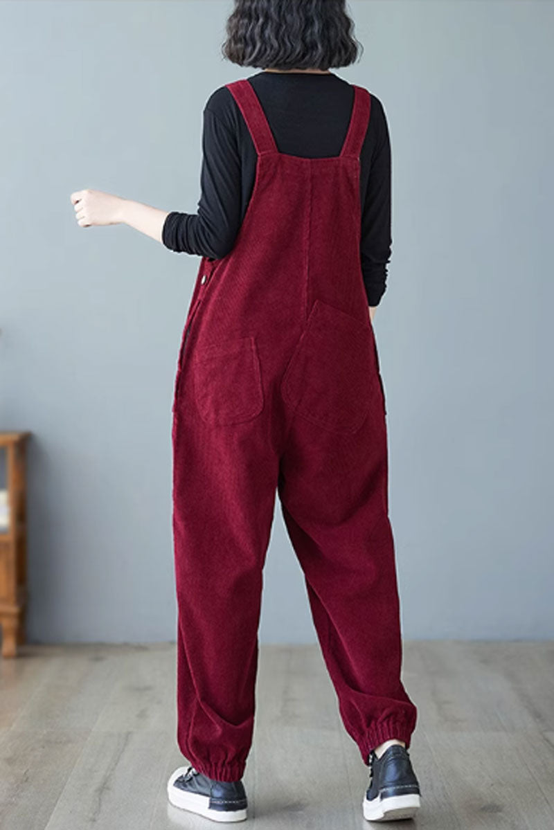Winter Casual Jumpsuit, Baggy Overalls C3818