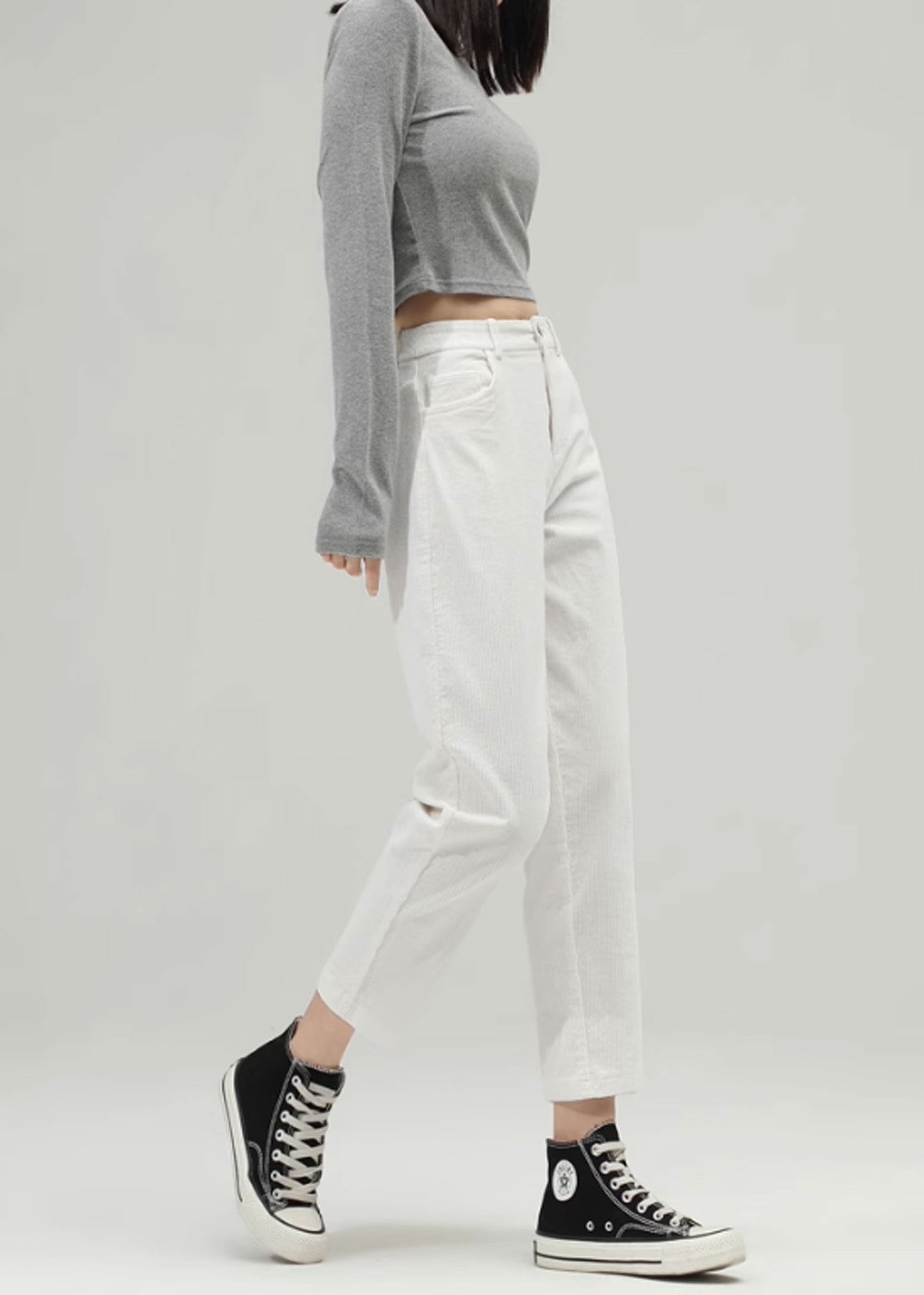 Tapered Corduroy Pants, Women's Corduroy Pants C3512