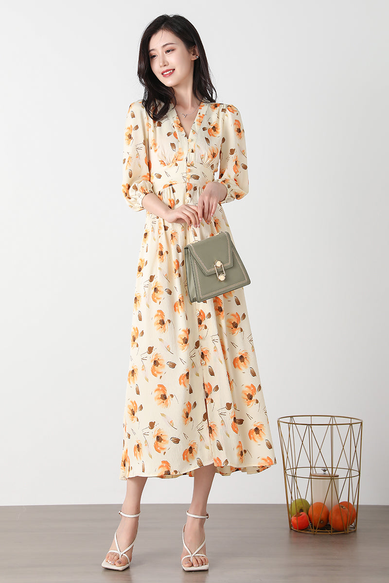 Women's Summer Midi Dress C3248