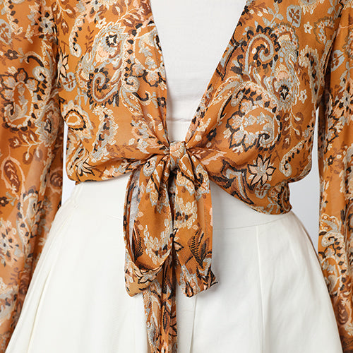 Summer Floral Chiffon Top C3326