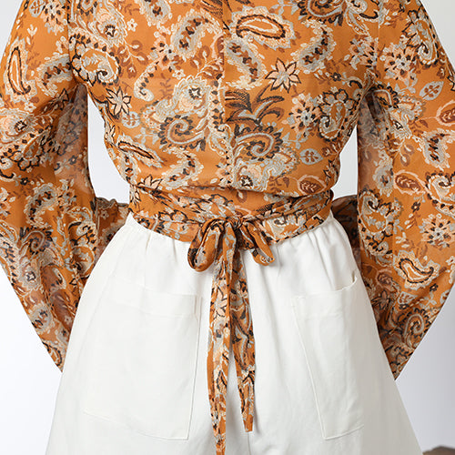 Summer Floral Chiffon Top C3326