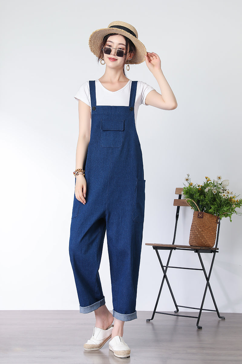 Women's Denim Jumpsuit C3328