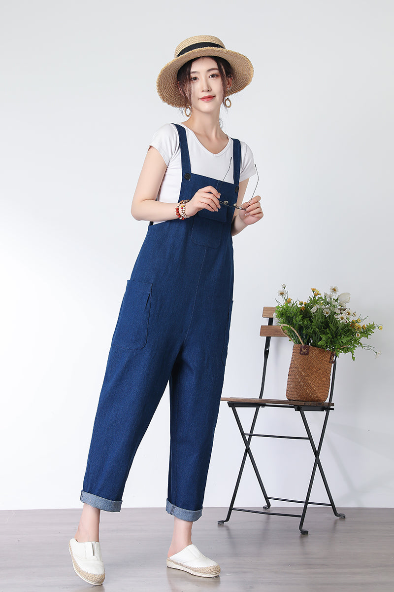 Women's Denim Jumpsuit C3328