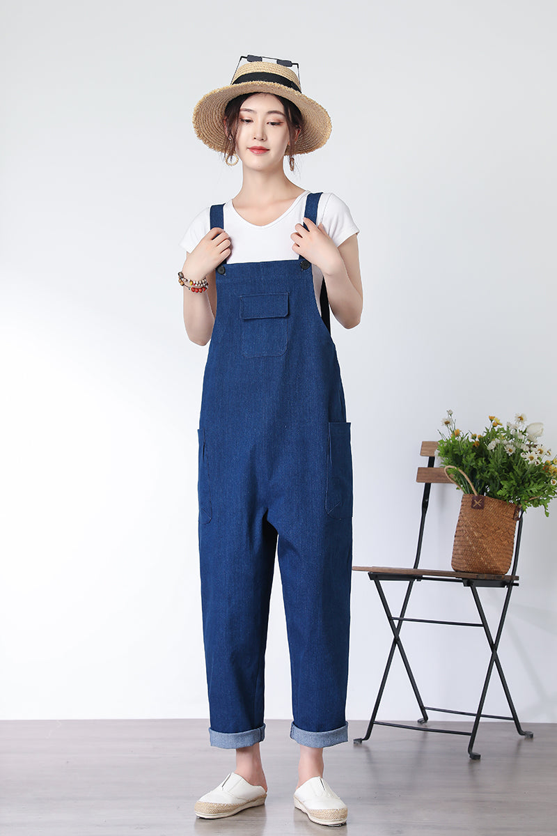 Women's Denim Jumpsuit C3328