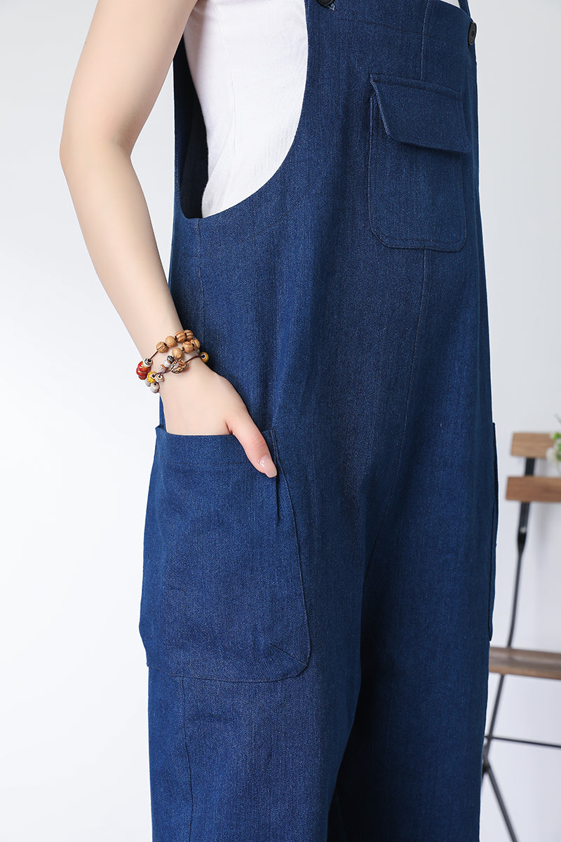 Women's Denim Jumpsuit C3328
