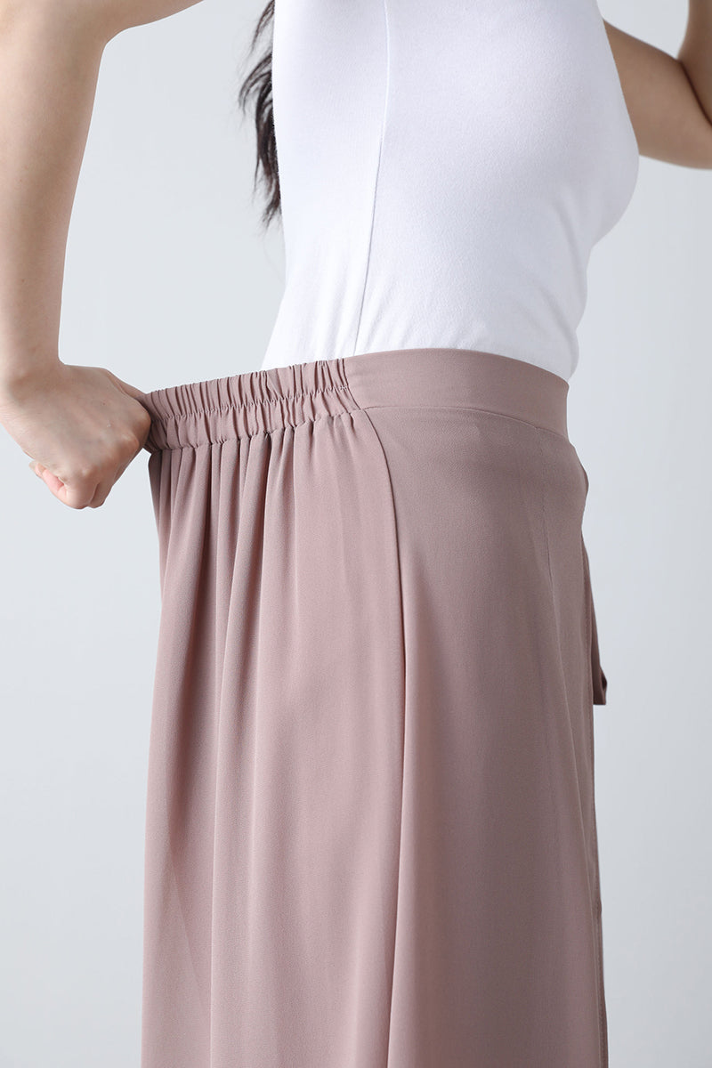 Women's midi high waist skirt pants C3456