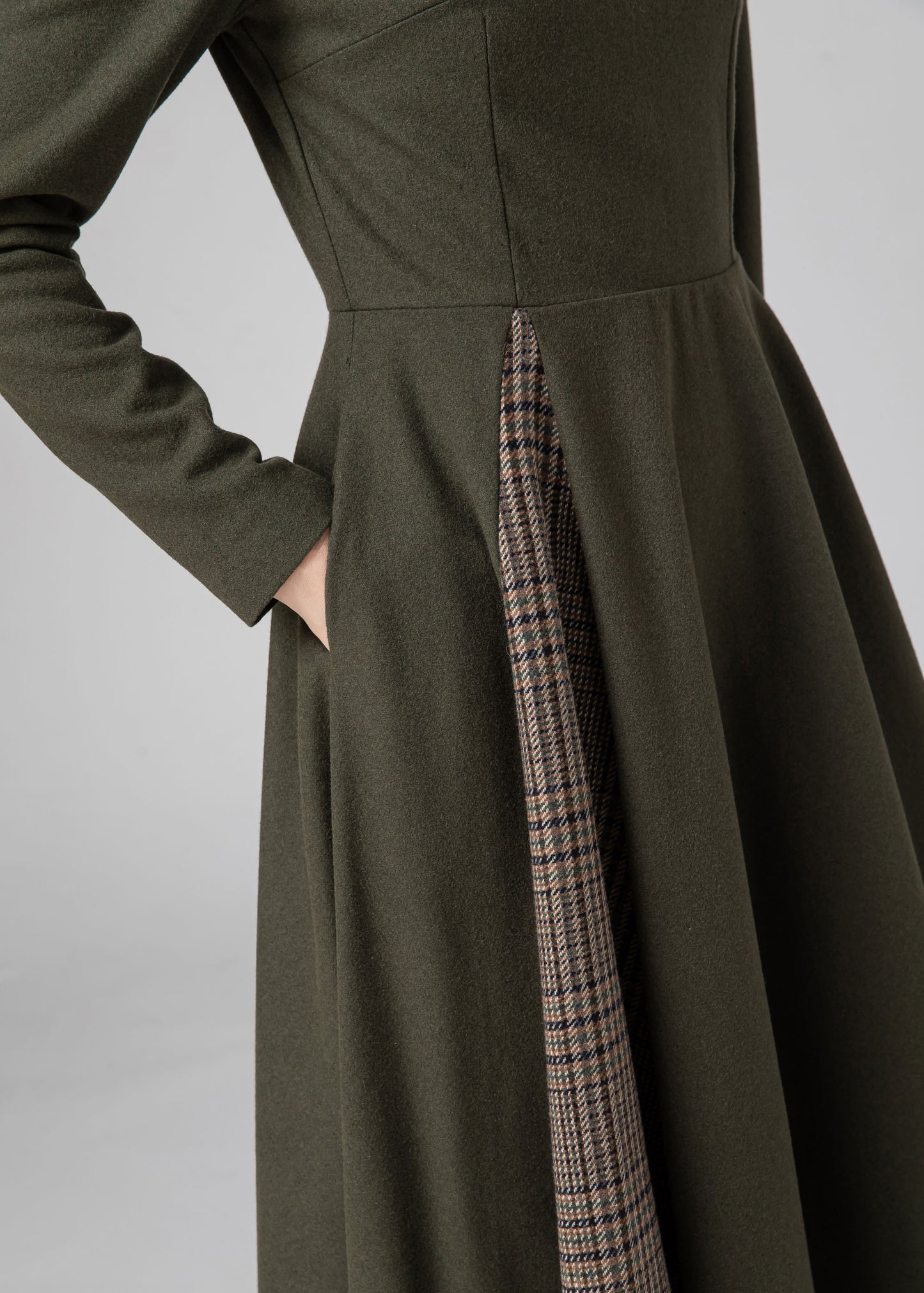 Midi Wedding Elegant Warm Winter Dresses C3580