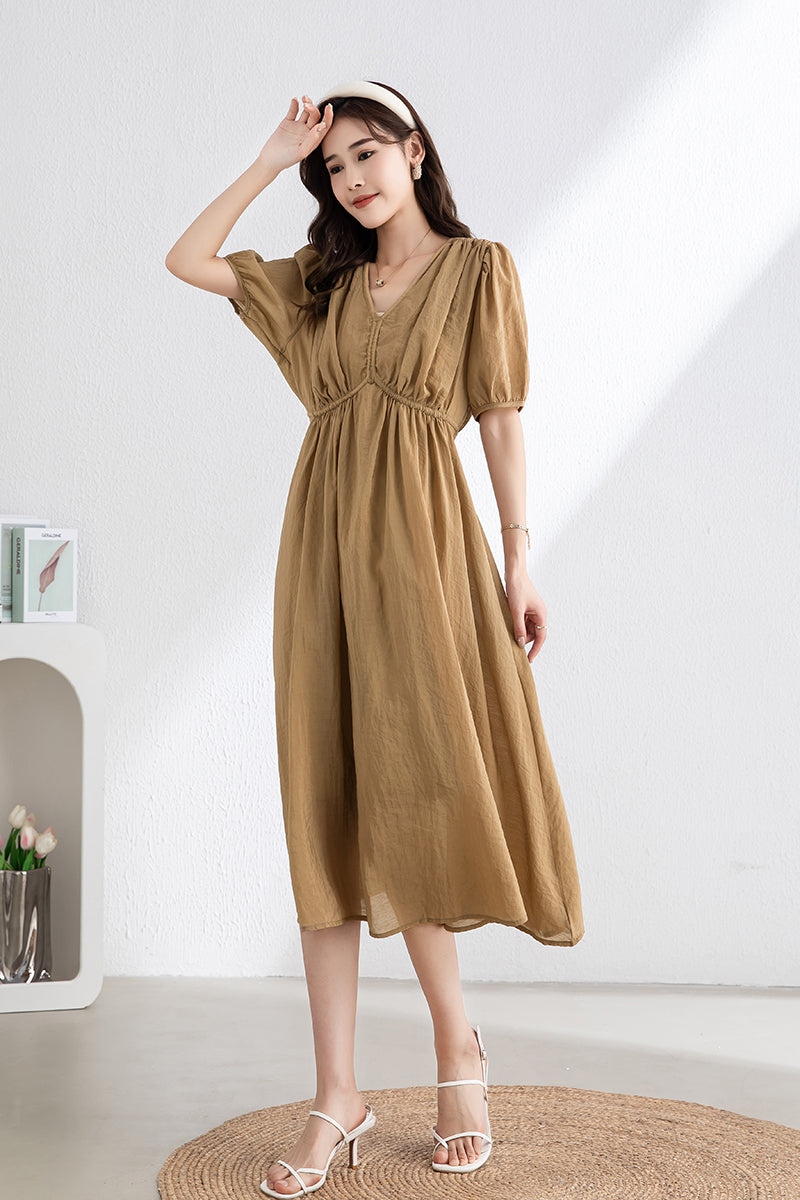 Summer A-Line Chiffon Dress C3308