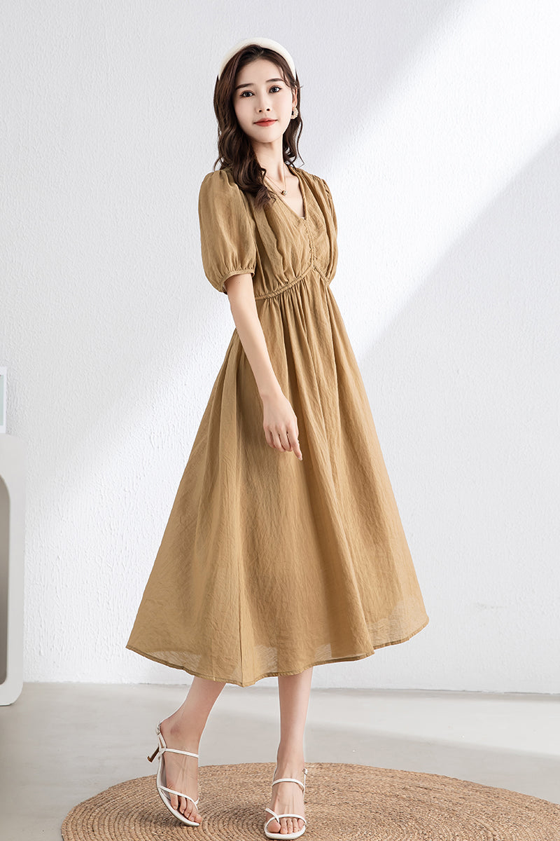 Summer A-Line Chiffon Dress C3308