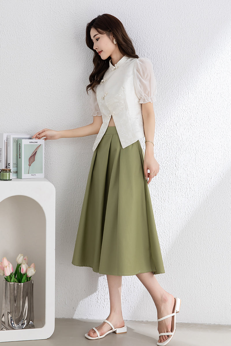 Women's Summer White Tops C3316