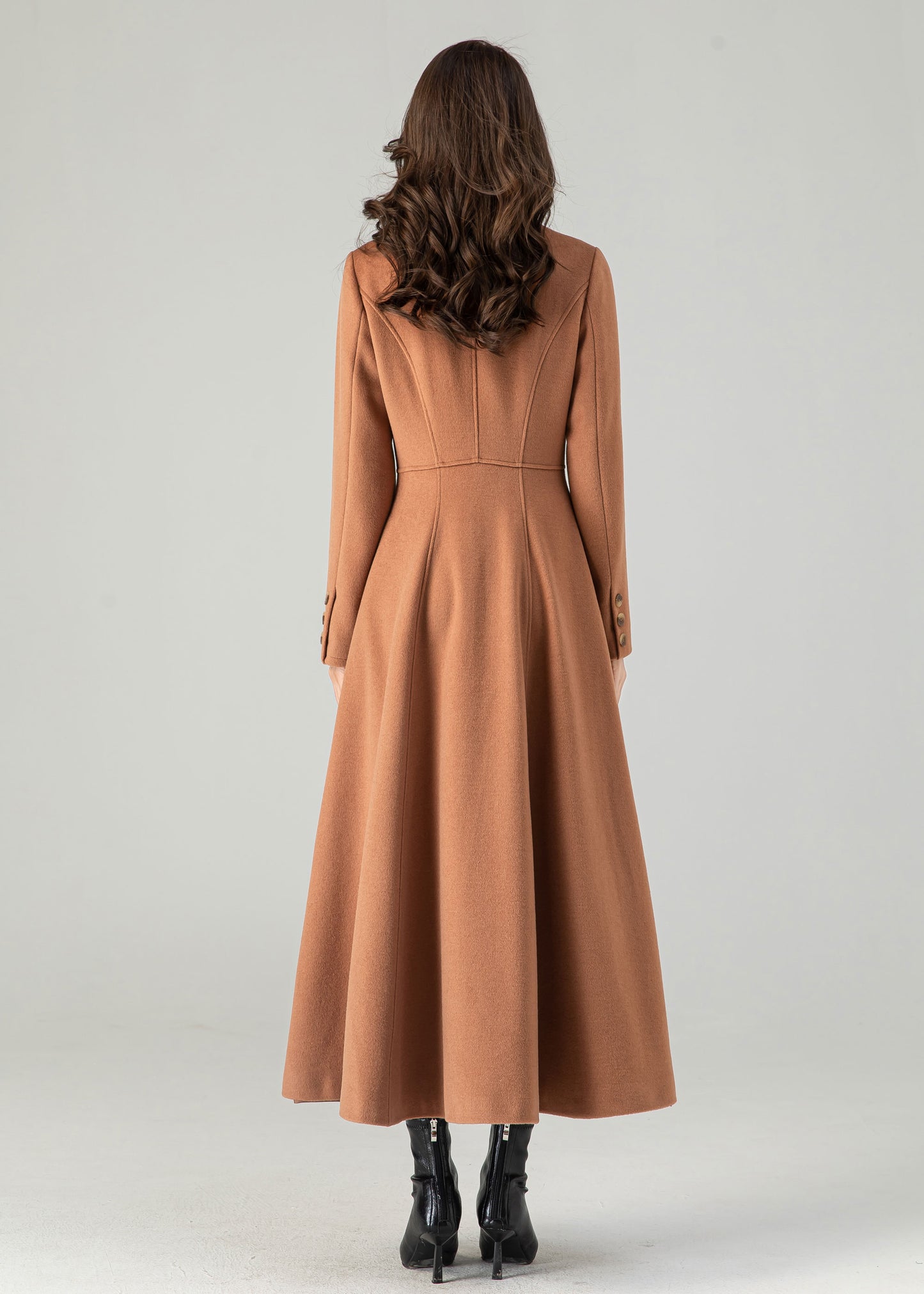 double breasted winter wool coat for women C3620