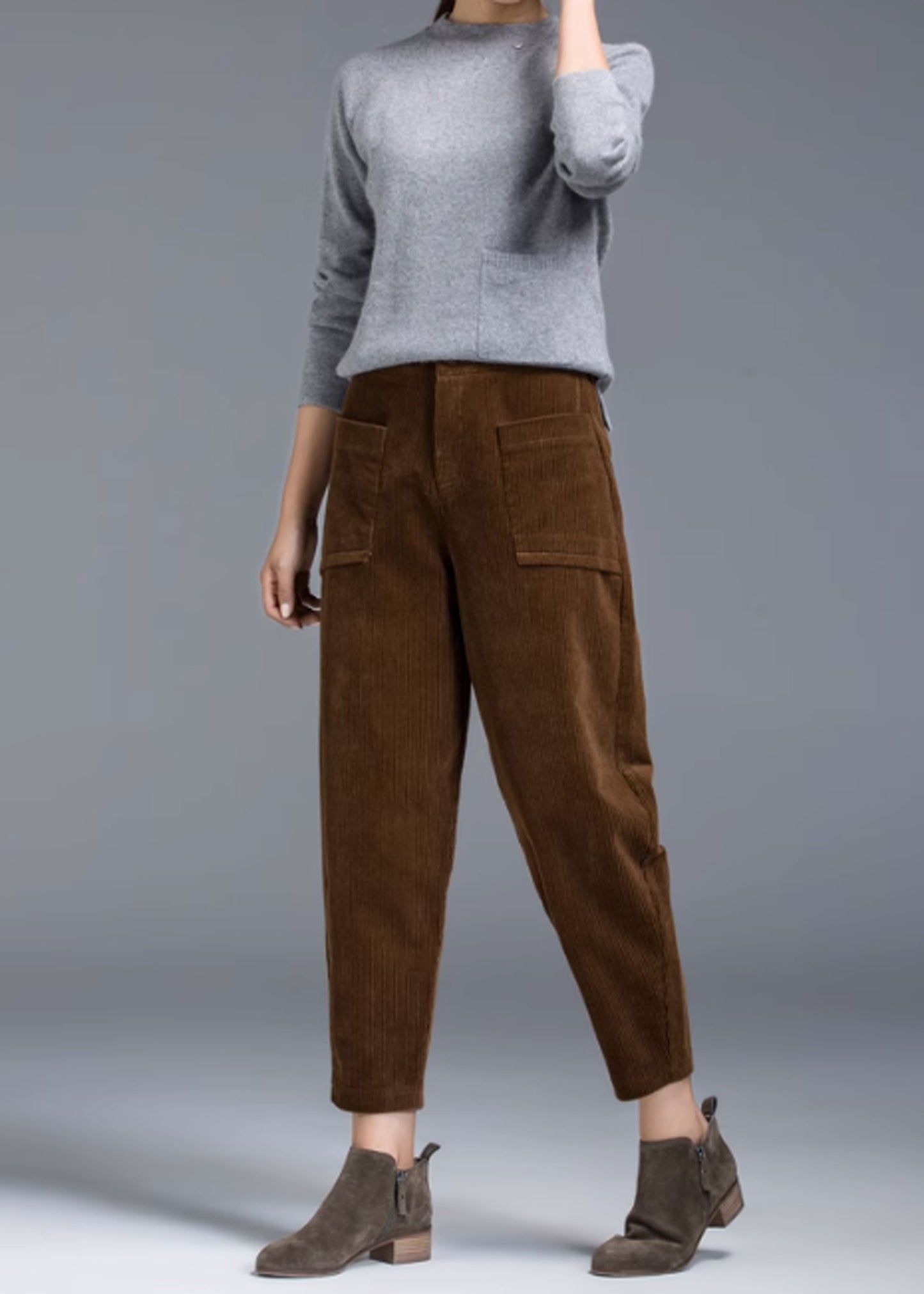 Winter Slacks pants, Retro Corduroy Pants C3517