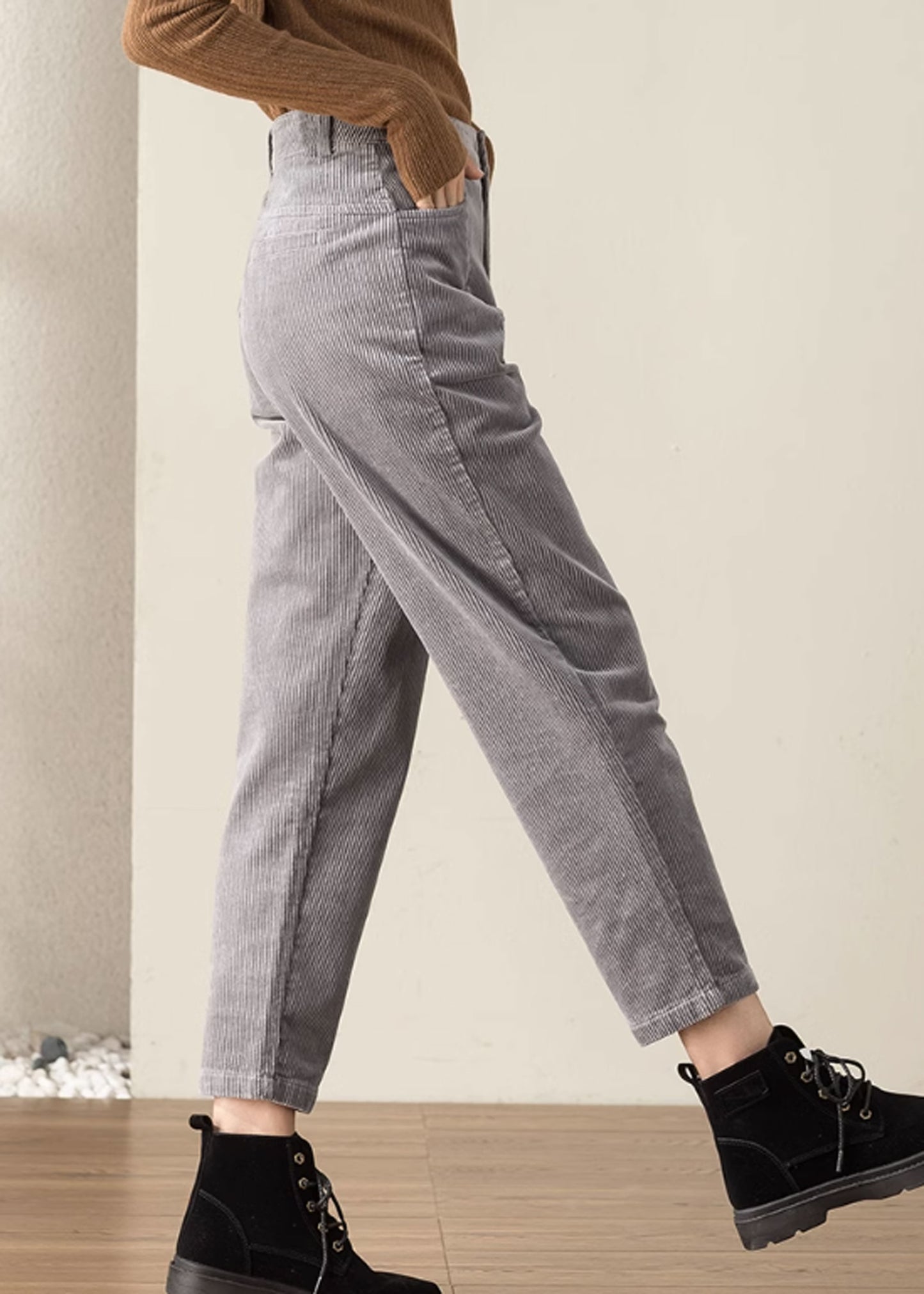 Women's Corduroy Pants, Autumn Pants, Womens Oversized Trousers C3510