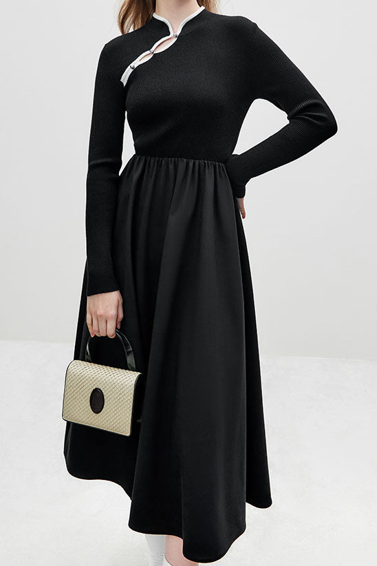 New Chinese Style Long sleeves dress C3631