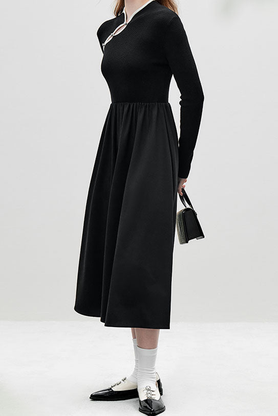 New Chinese Style Long sleeves dress C3631