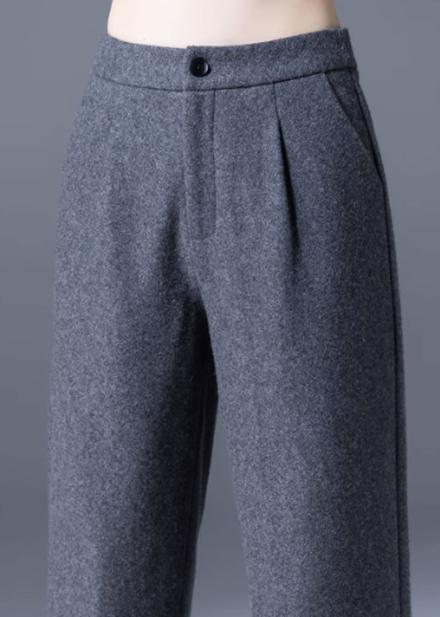 Wool Pants Women, Wide Leg Pants, Winter Wool Pants C3518