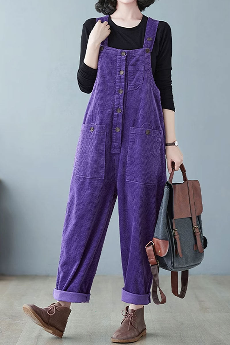 Winter Casual Jumpsuit, Baggy Overalls C3802