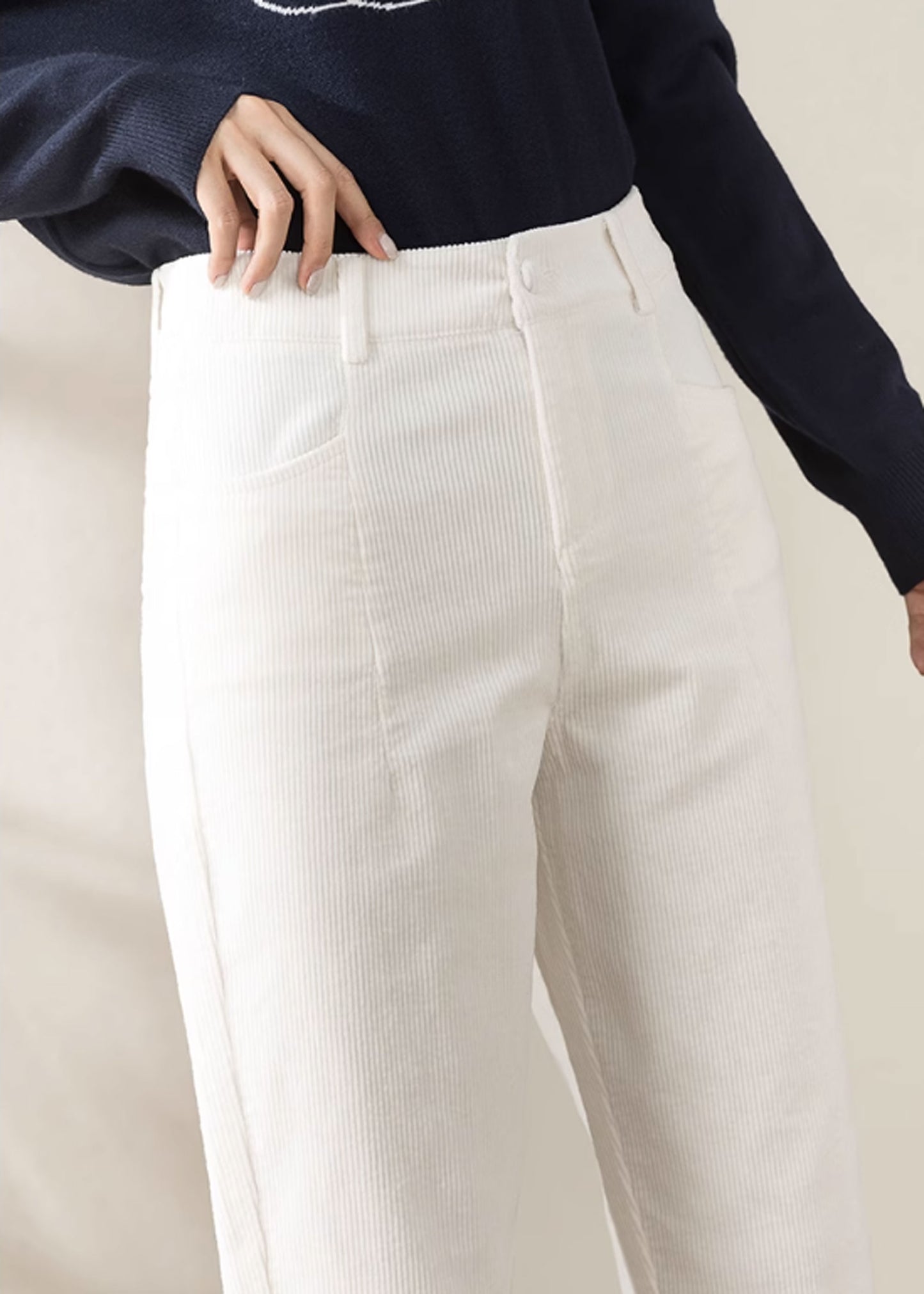 Women's Corduroy Pants, Autumn Pants, Womens Oversized Trousers C3510