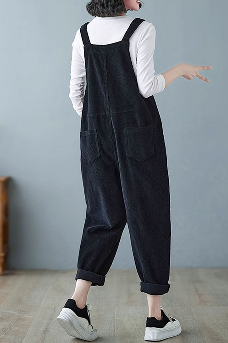 Winter Casual Jumpsuit, Baggy Overalls C3796