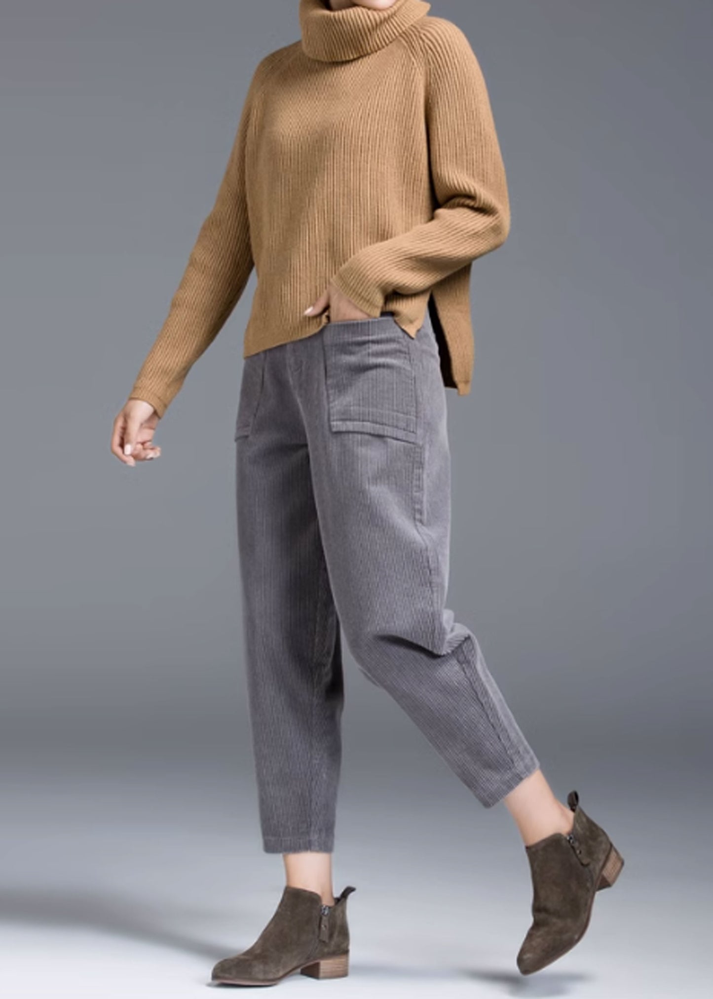 Winter Slacks pants, Retro Corduroy Pants C3517