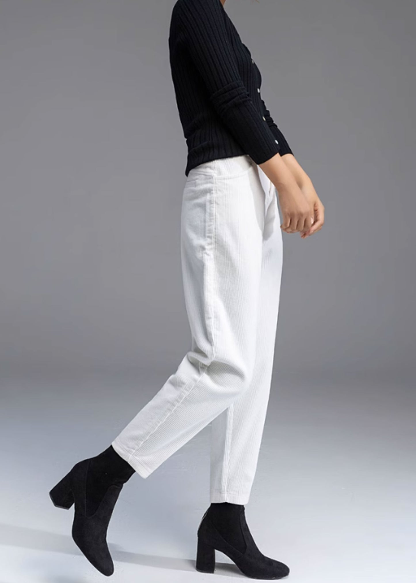Tapered Corduroy Pants, Long Corduroy Pants C3514