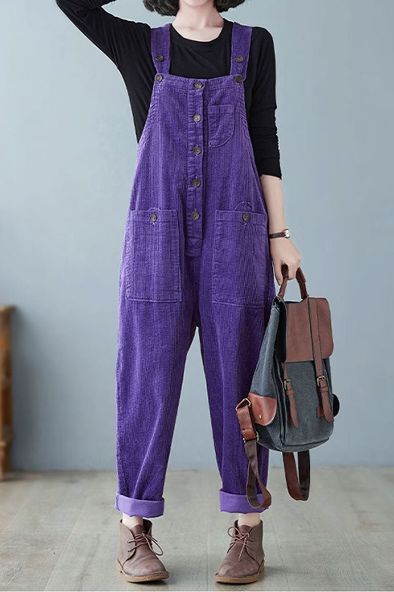 Winter Casual Jumpsuit, Baggy Overalls C3802