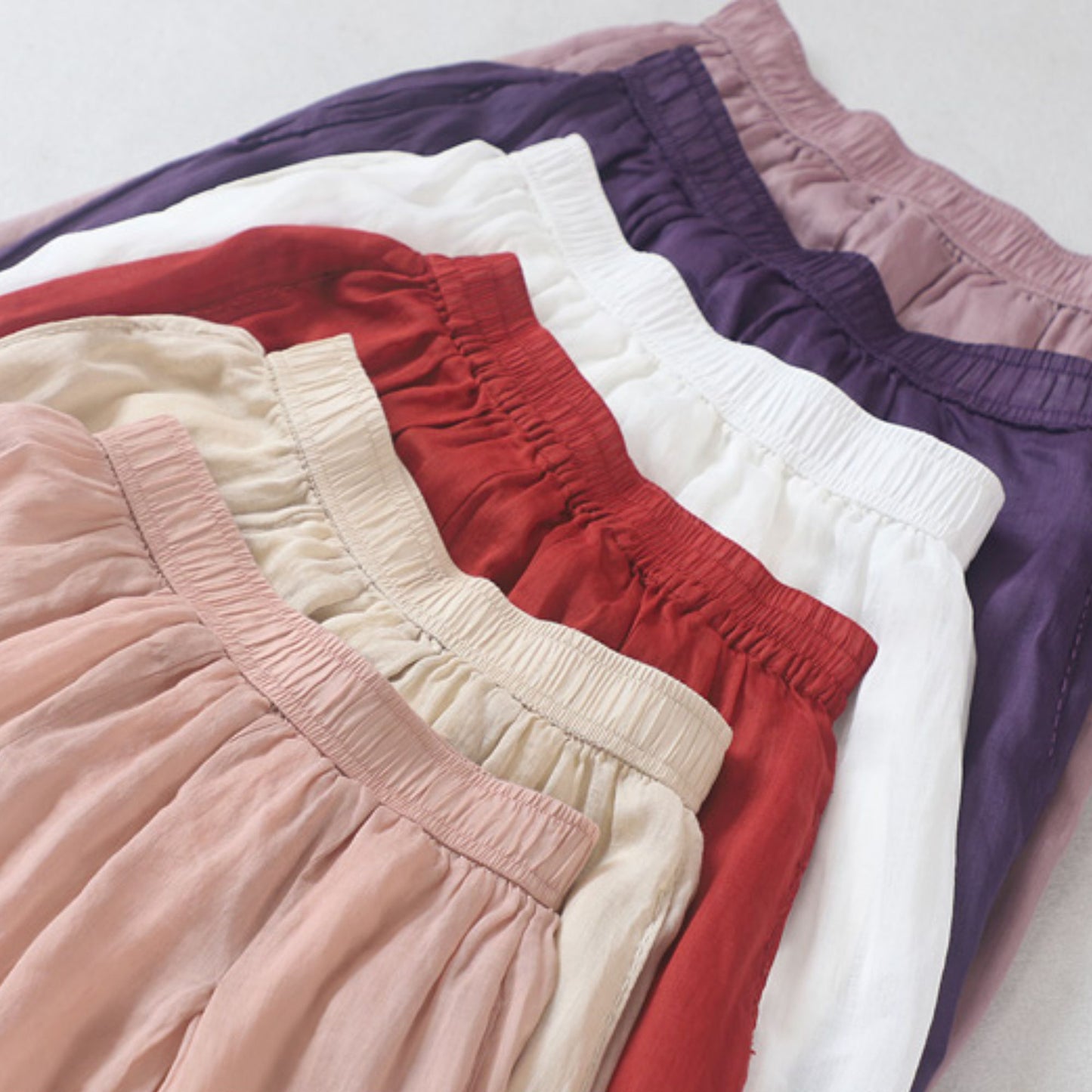 summer loose a-line long skirt L0621