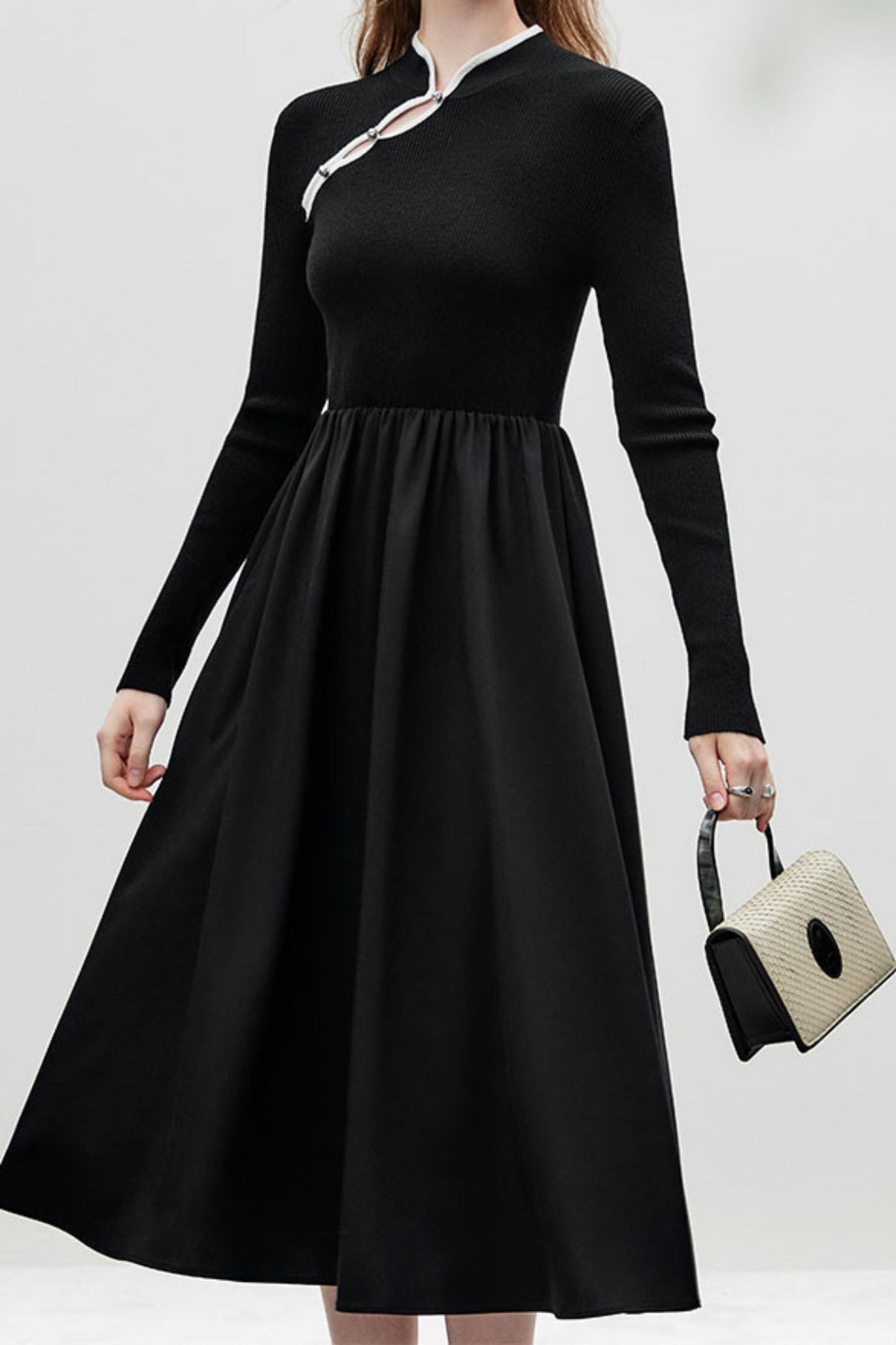 New Chinese Style Long sleeves dress C3631