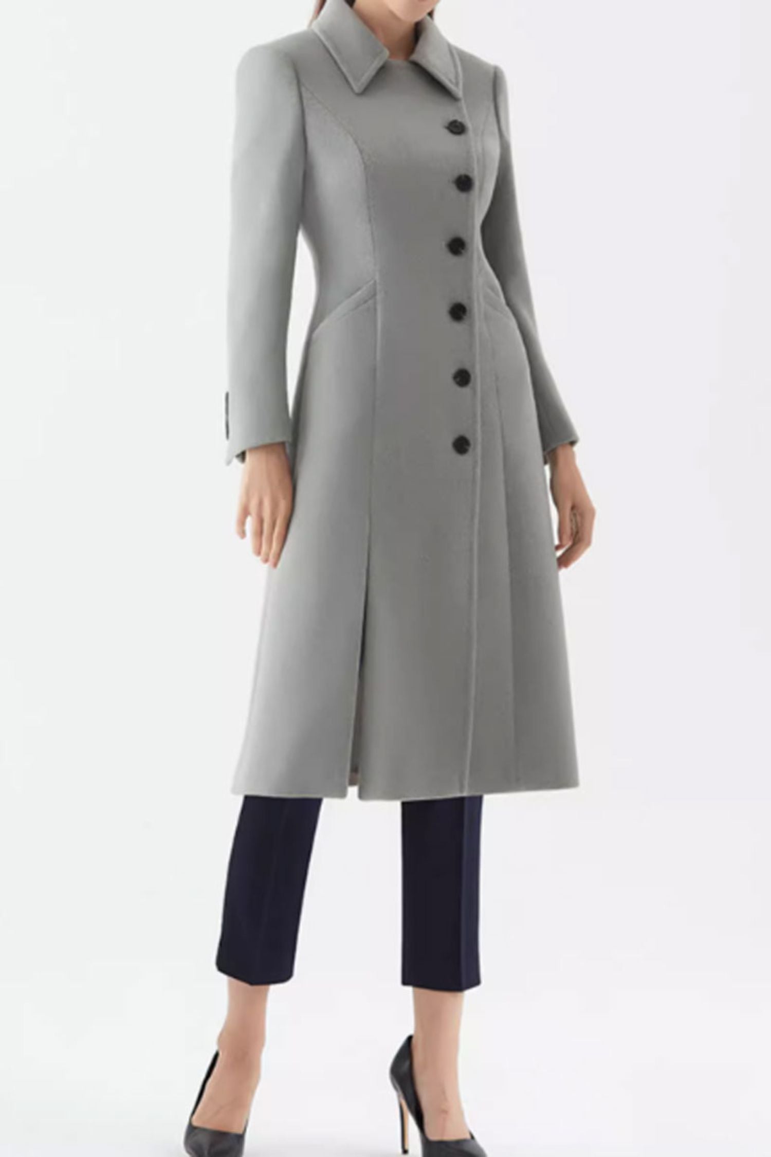 Winter wool dress coat women C3576 YLISTYLE Winter wool dress coat women C3576 YLISTYLE