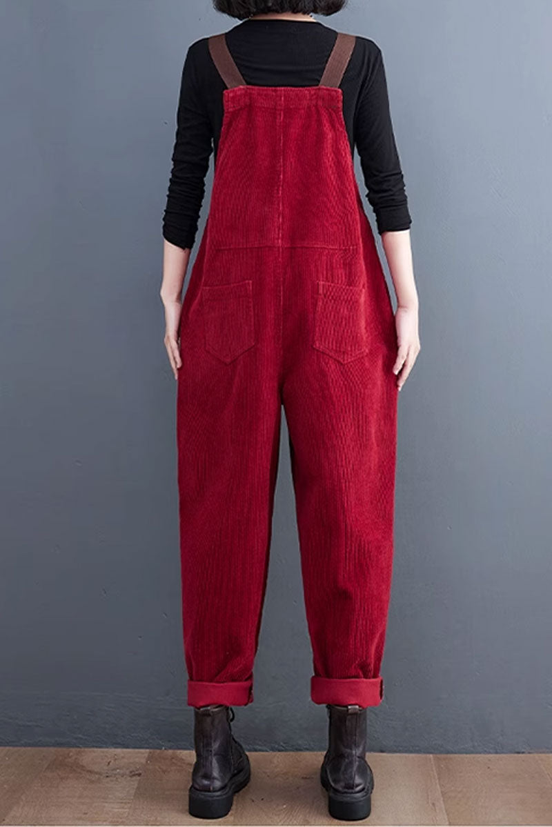 Winter Casual Jumpsuit, Baggy Overalls C3799