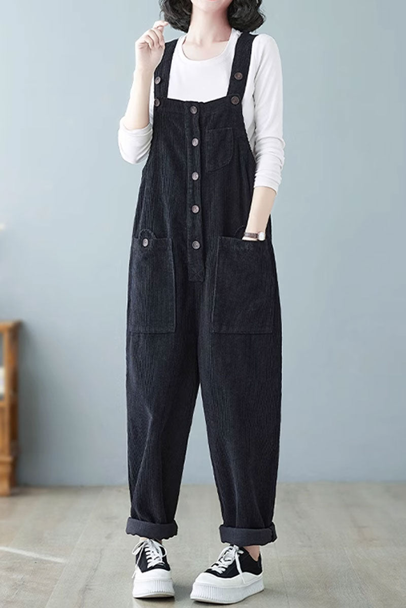 Winter Casual Jumpsuit, Baggy Overalls C3802