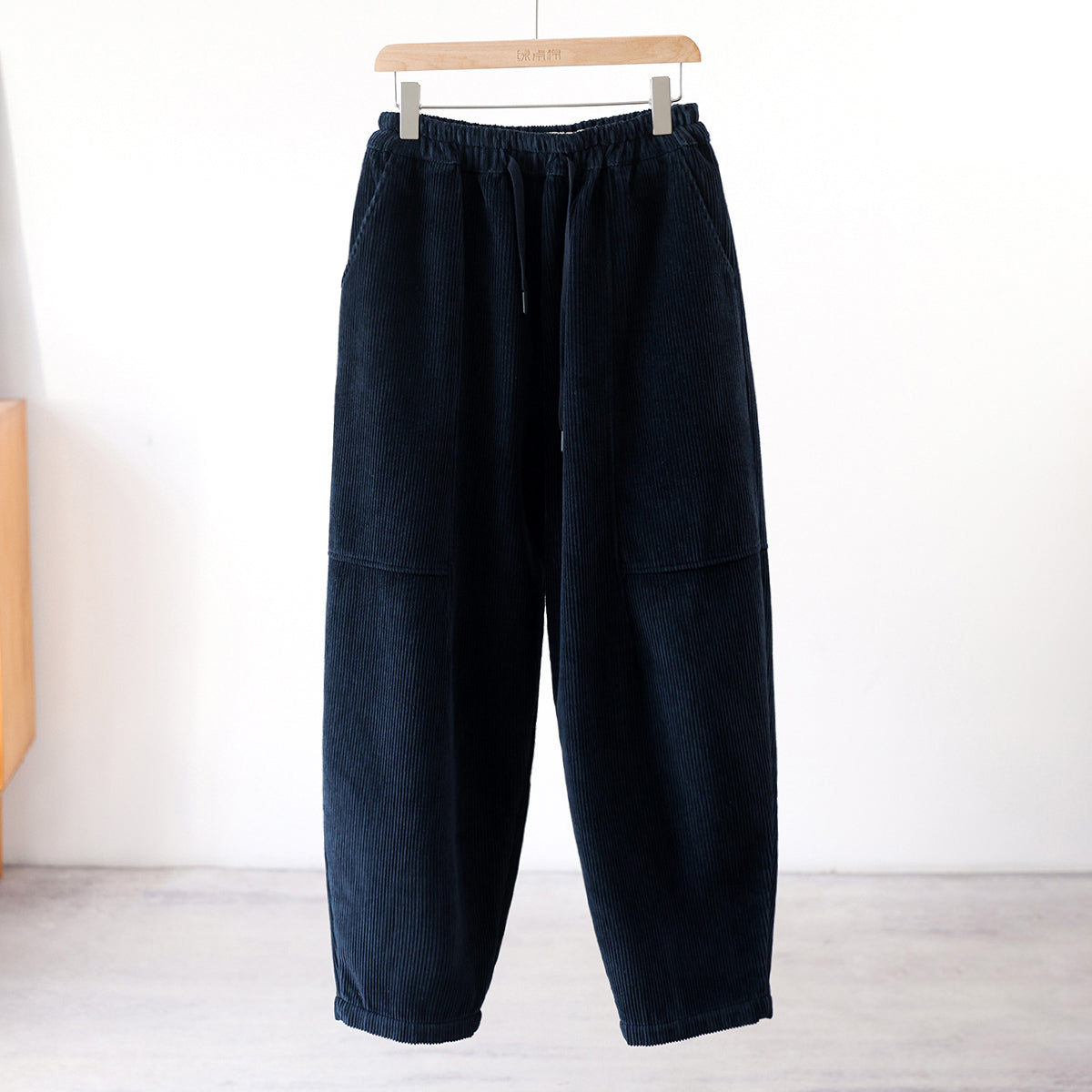 Loose fitting corduroy pants women TT5044