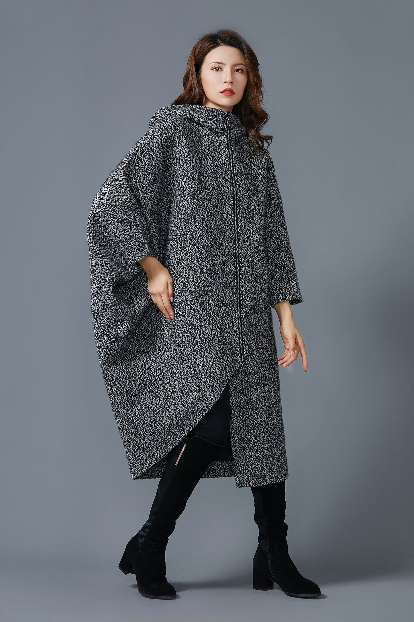 gray coat