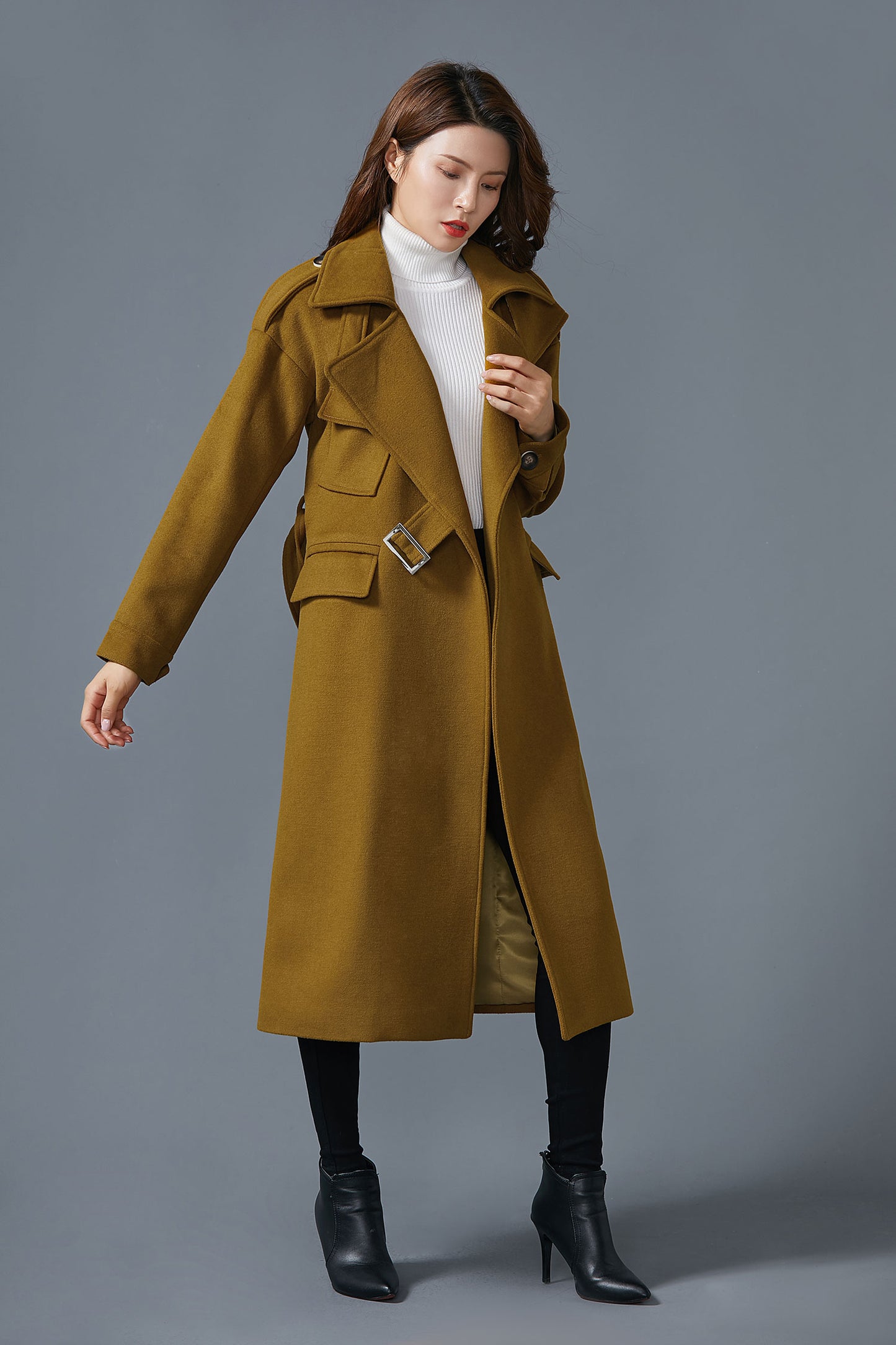 brown coat