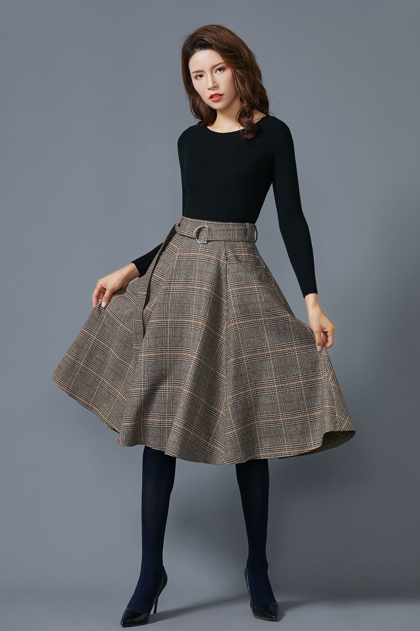 big hem skirt