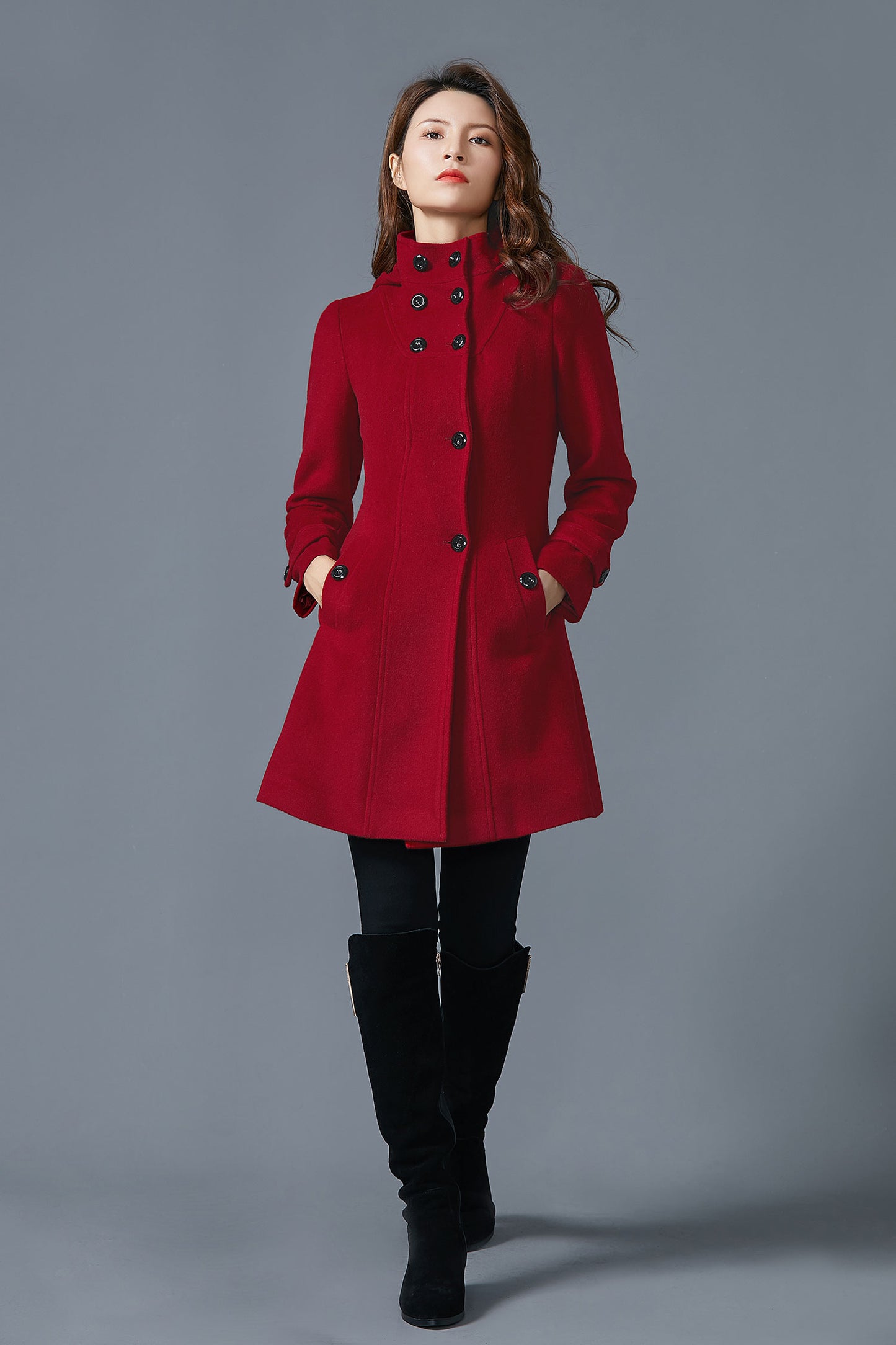 coat with pockets