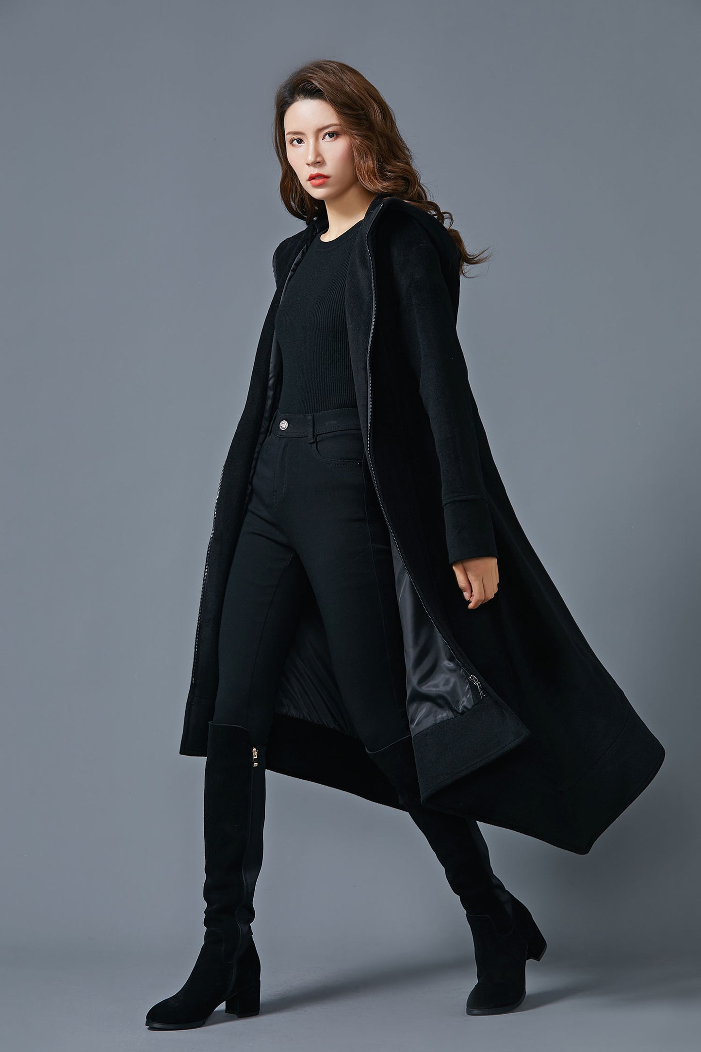 asymmetrical coat