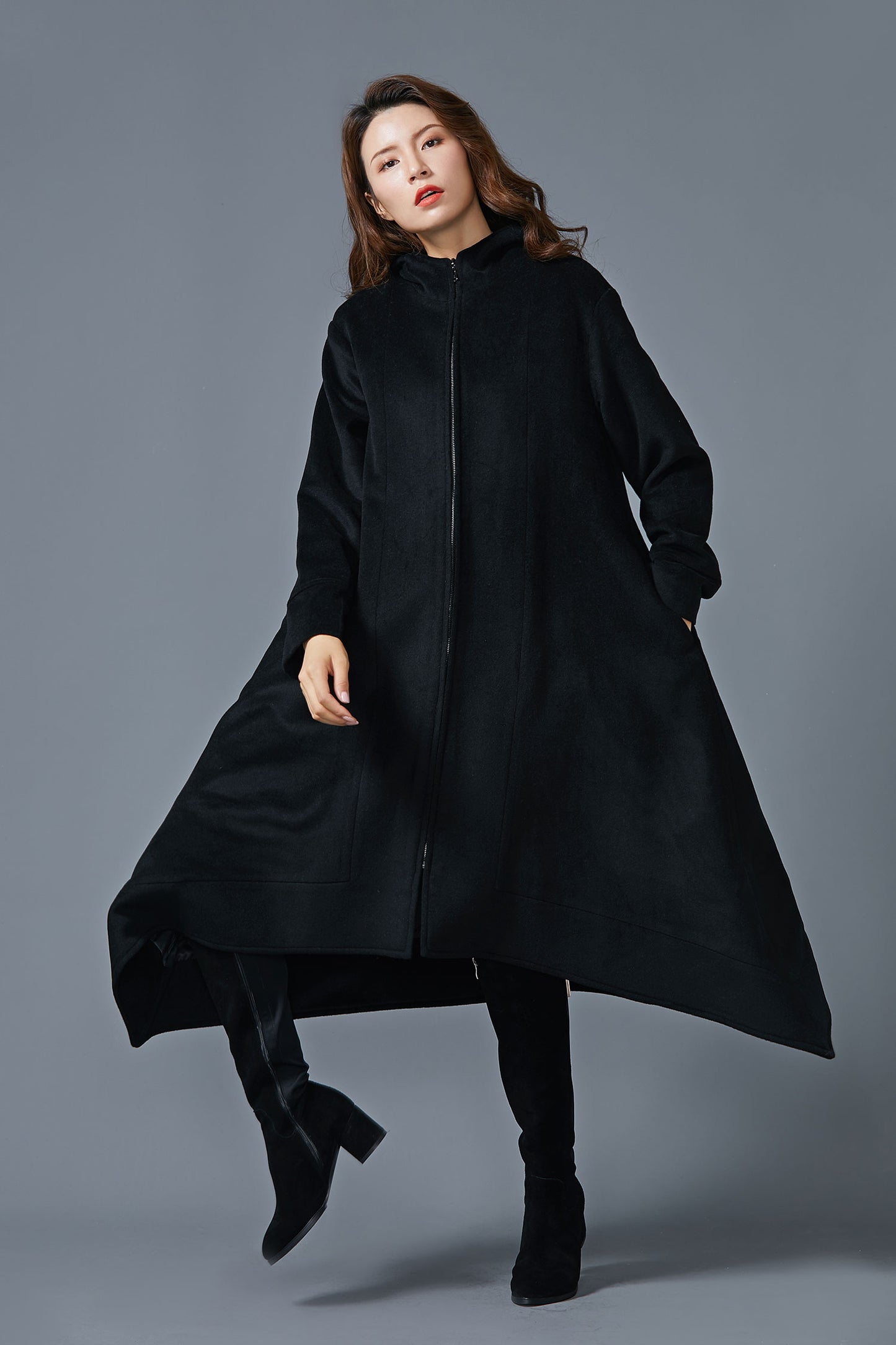 big hem coat