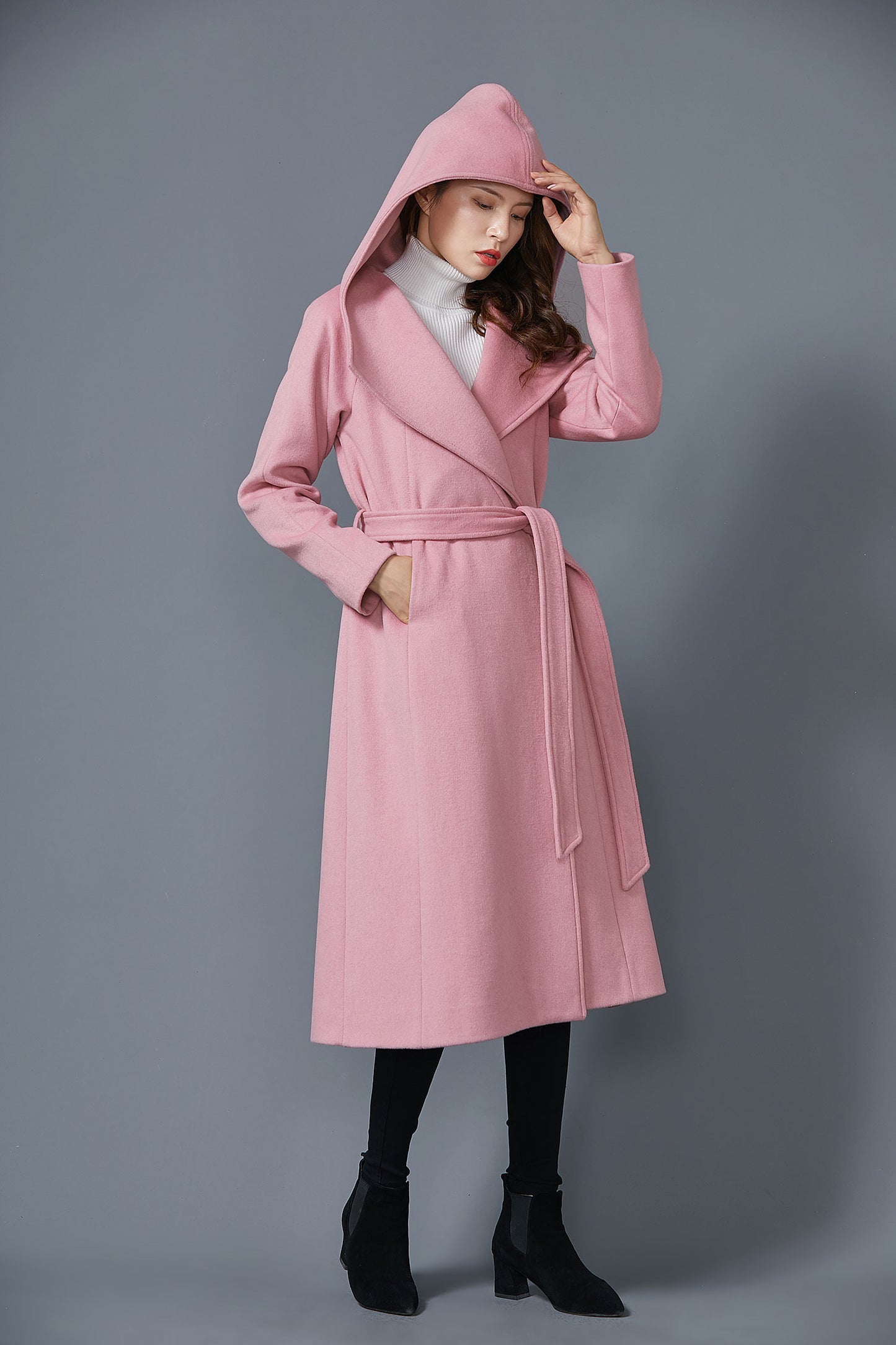 waist belt coat