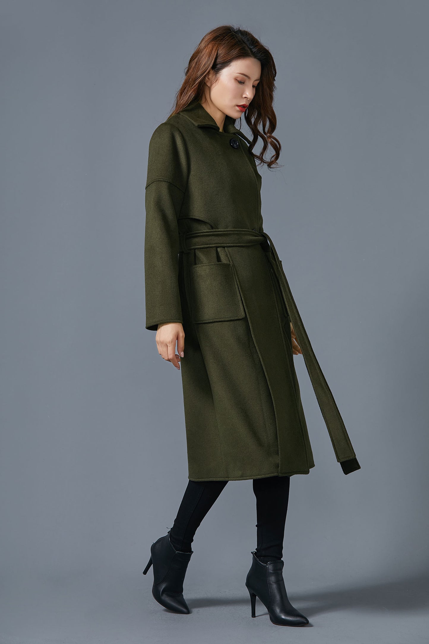 waist belt coat