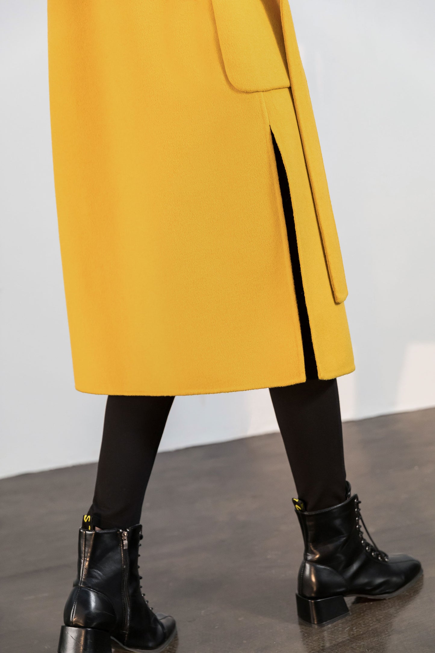 Oversized wrap wool coat C1747