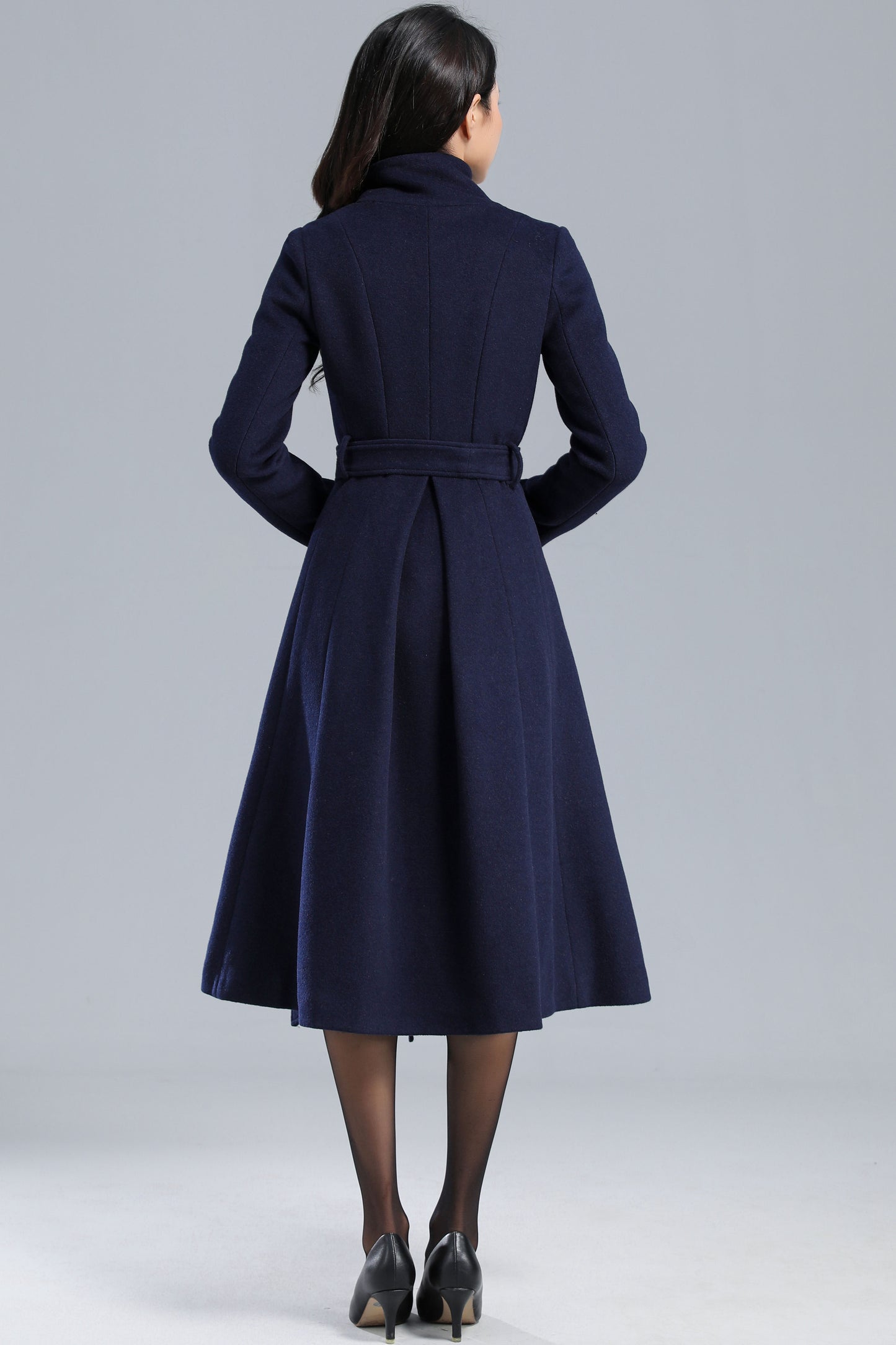 Vintage Inspired Wool Coat Women C2460