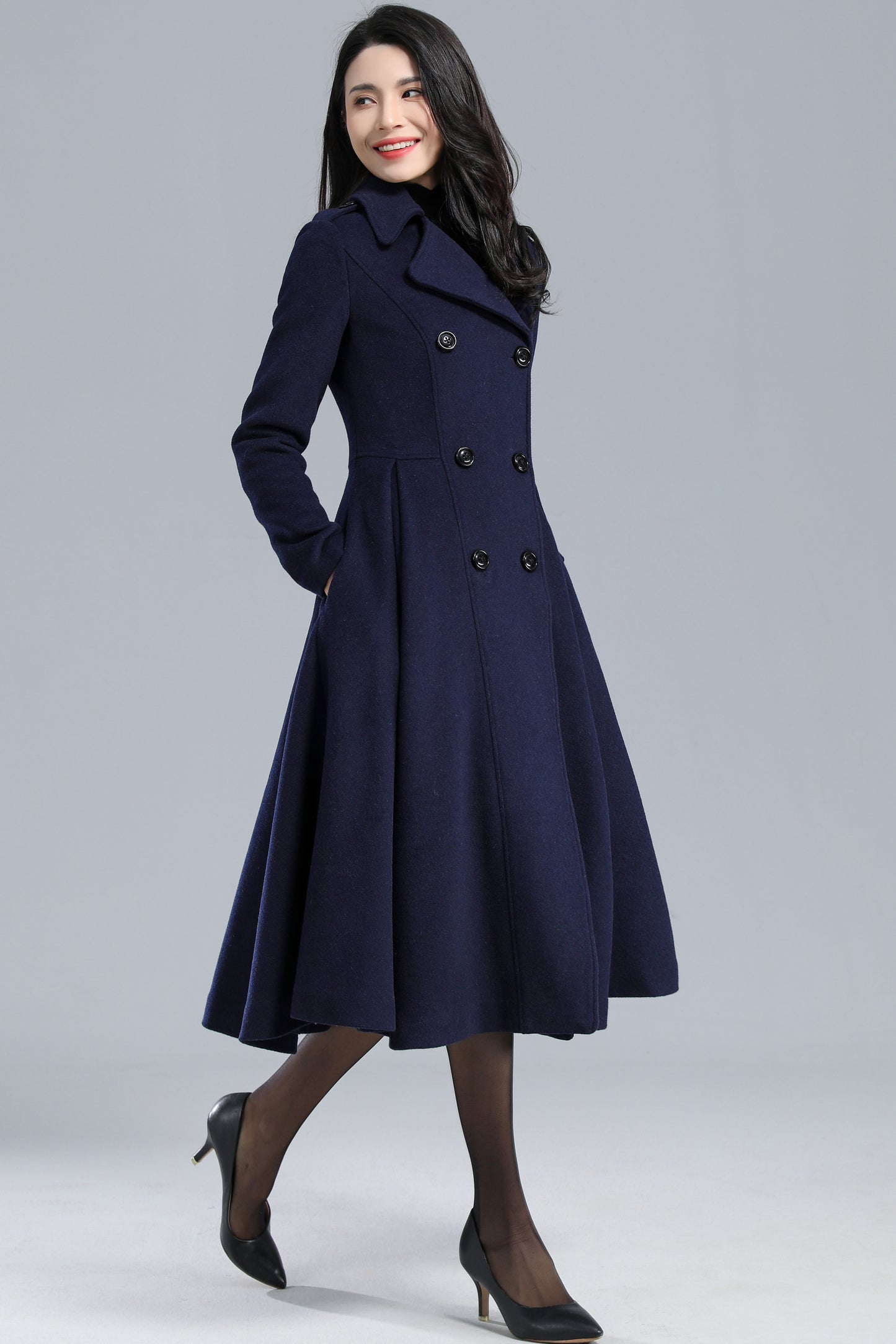 Winter Wool Princess Coat C2461