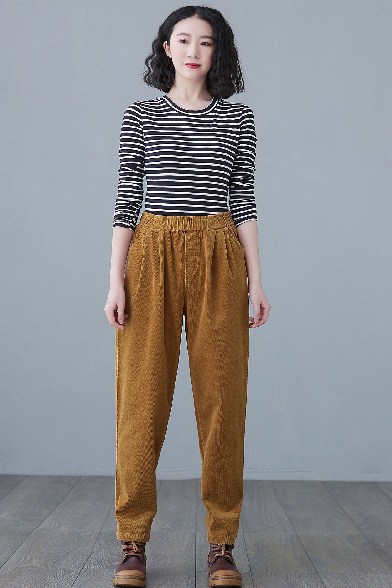 High Waist Harem Pants Women C2619