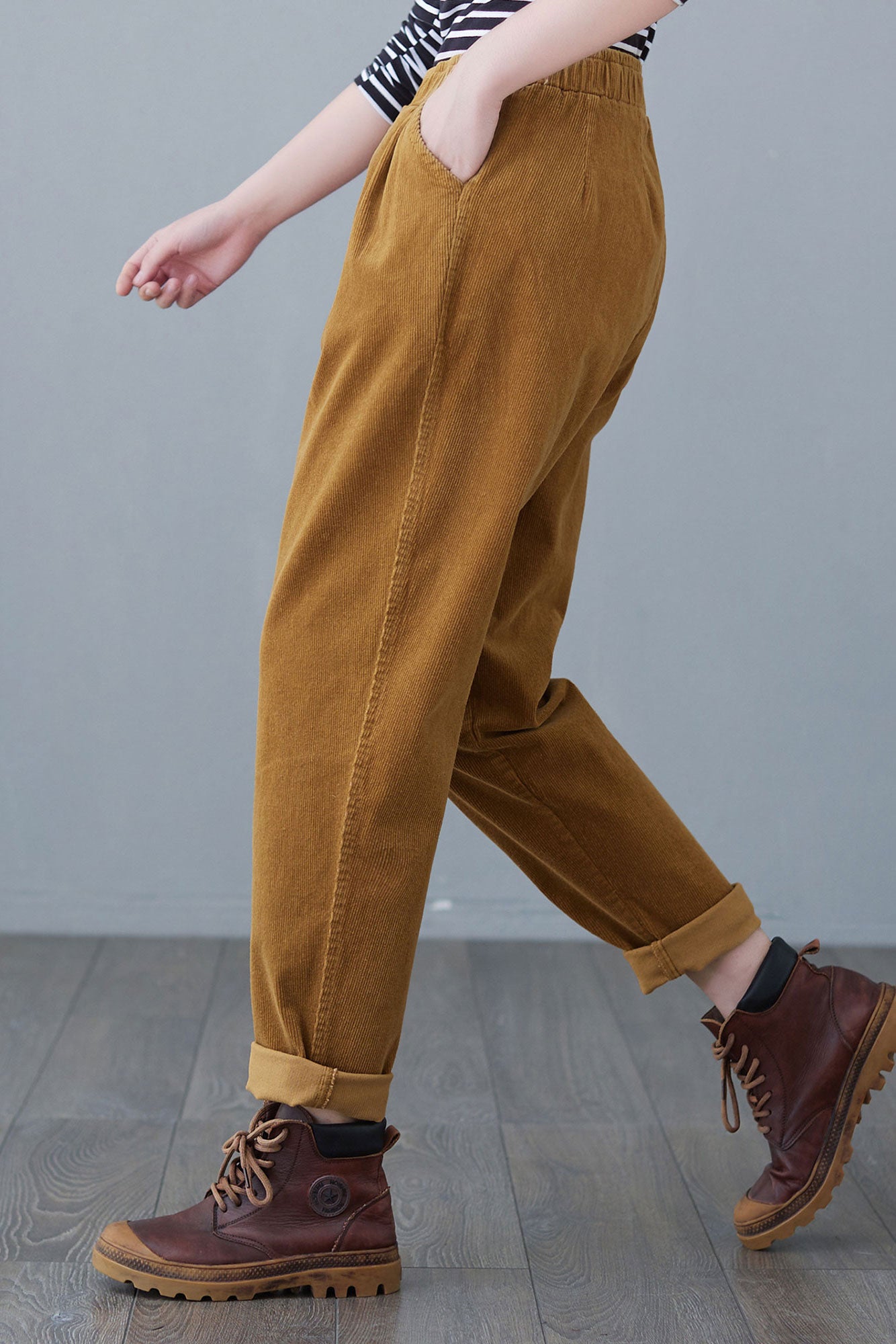 High Waist Harem Pants Women C2619